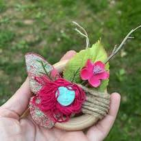 Gathering of Winged Oddities – Handmade Fairy Ornament Assortment