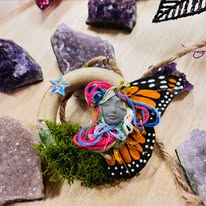 Gathering of Winged Oddities – Handmade Fairy Ornament Assortment