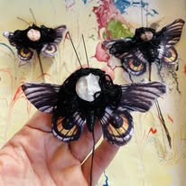 Gathering of Winged Oddities – Handmade Fairy Ornament Assortment