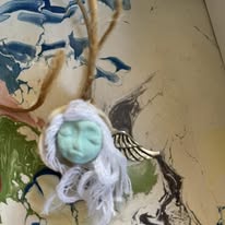 Gathering of Winged Oddities – Handmade Fairy Ornament Assortment