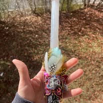 Assorted Wands of Questionable Origin – Handmade Selenite Fairy Wands