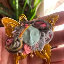 Gathering of Winged Oddities – Handmade Fairy Ornament Assortment