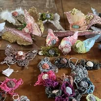 Gathering of Winged Oddities – Handmade Fairy Ornament Assortment