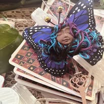 Gathering of Winged Oddities – Handmade Fairy Ornament Assortment