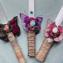 Assorted Wands of Questionable Origin – Handmade Selenite Fairy Wands