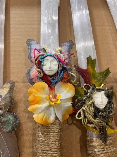 Assorted Wands of Questionable Origin – Handmade Selenite Fairy Wands