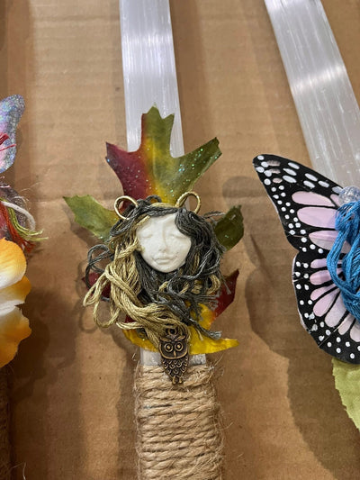 Assorted Wands of Questionable Origin – Handmade Selenite Fairy Wands