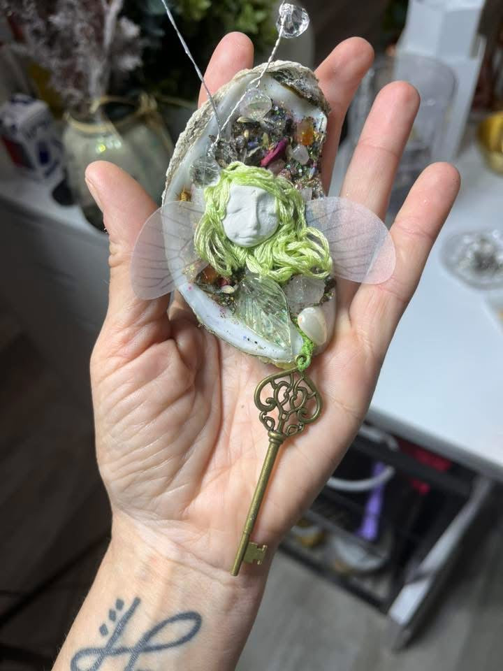 Gathering of Winged Oddities – Handmade Fairy Ornament Assortment