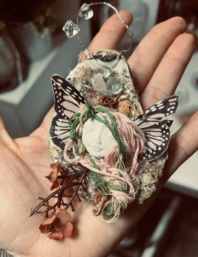 Gathering of Winged Oddities – Handmade Fairy Ornament Assortment